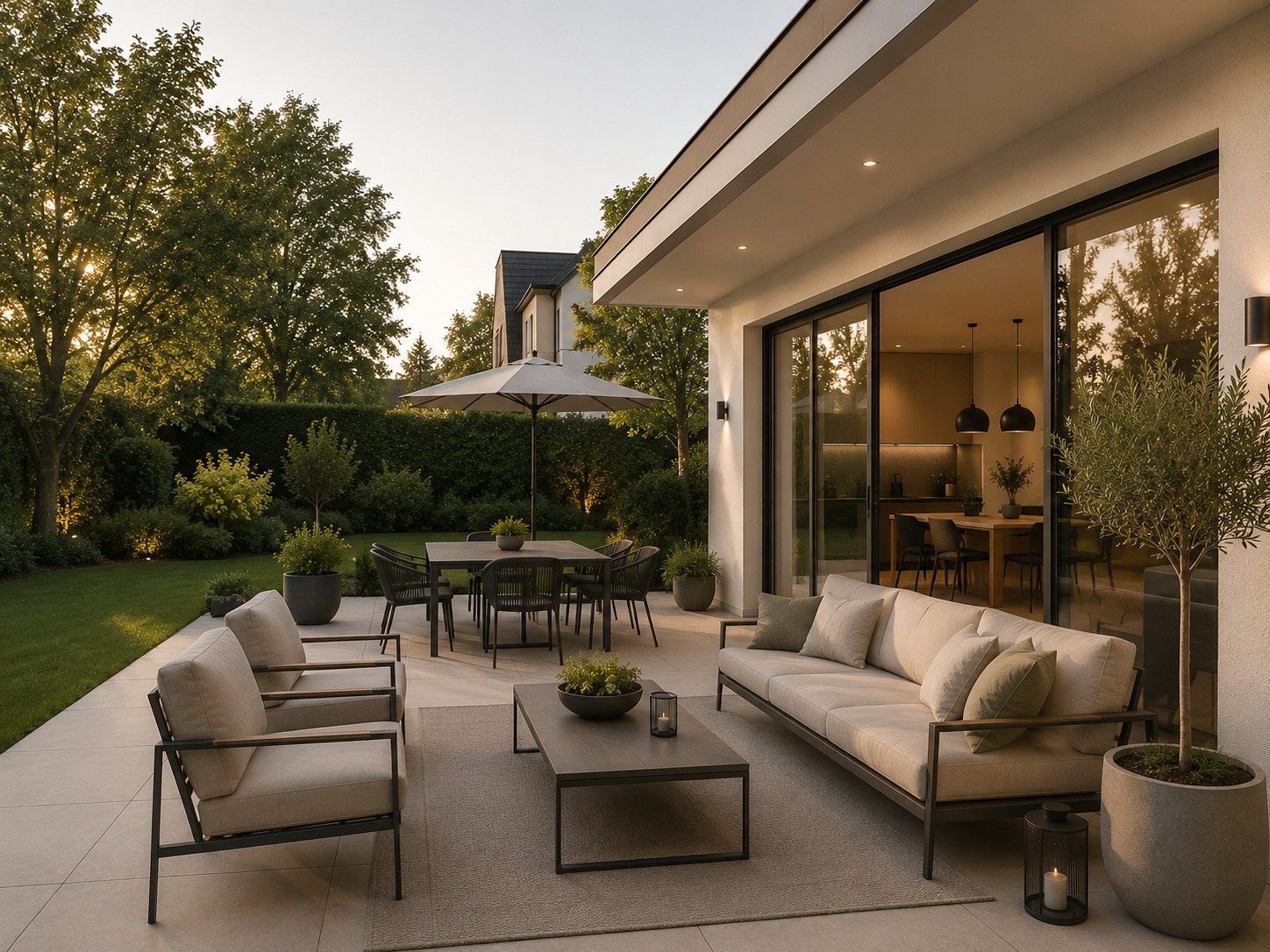 Outdoor-Wohnen — die Terrasse als Lebensbereich