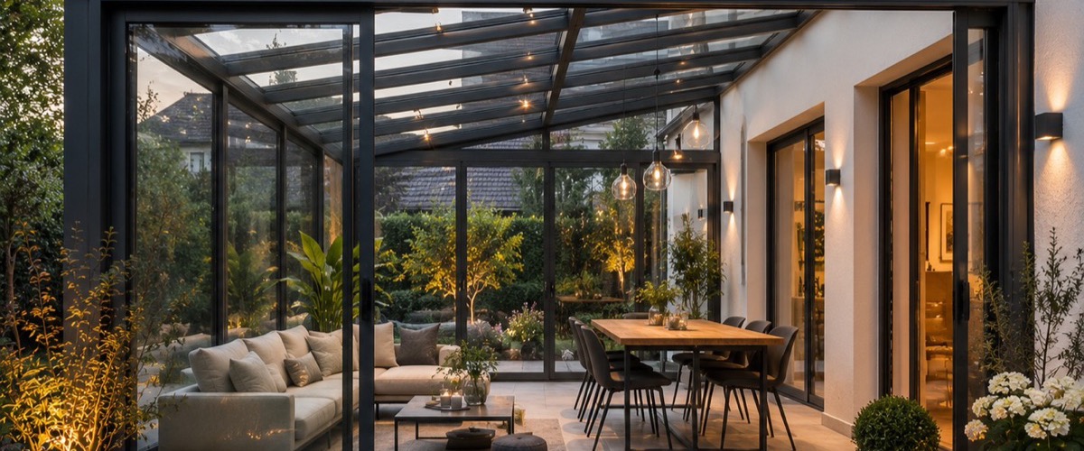 Der Wintergarten wird Wohnzimmer — wie Glas seine Rolle im Haus verändert